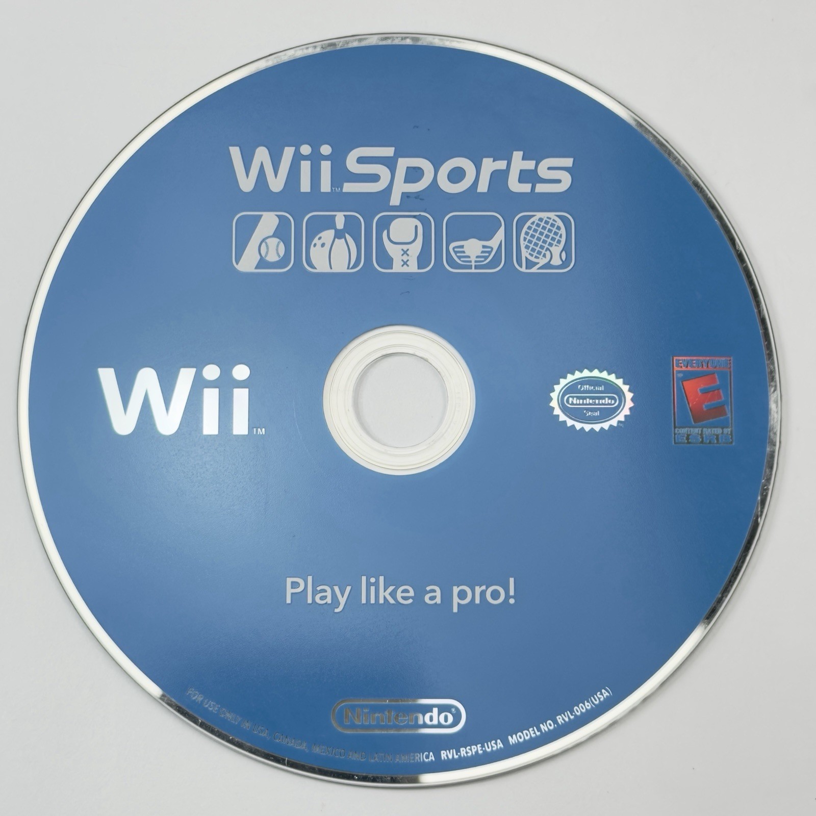 Wii Sports (Nintendo Wii, 2006) Disc Only - Good Condition - Tested