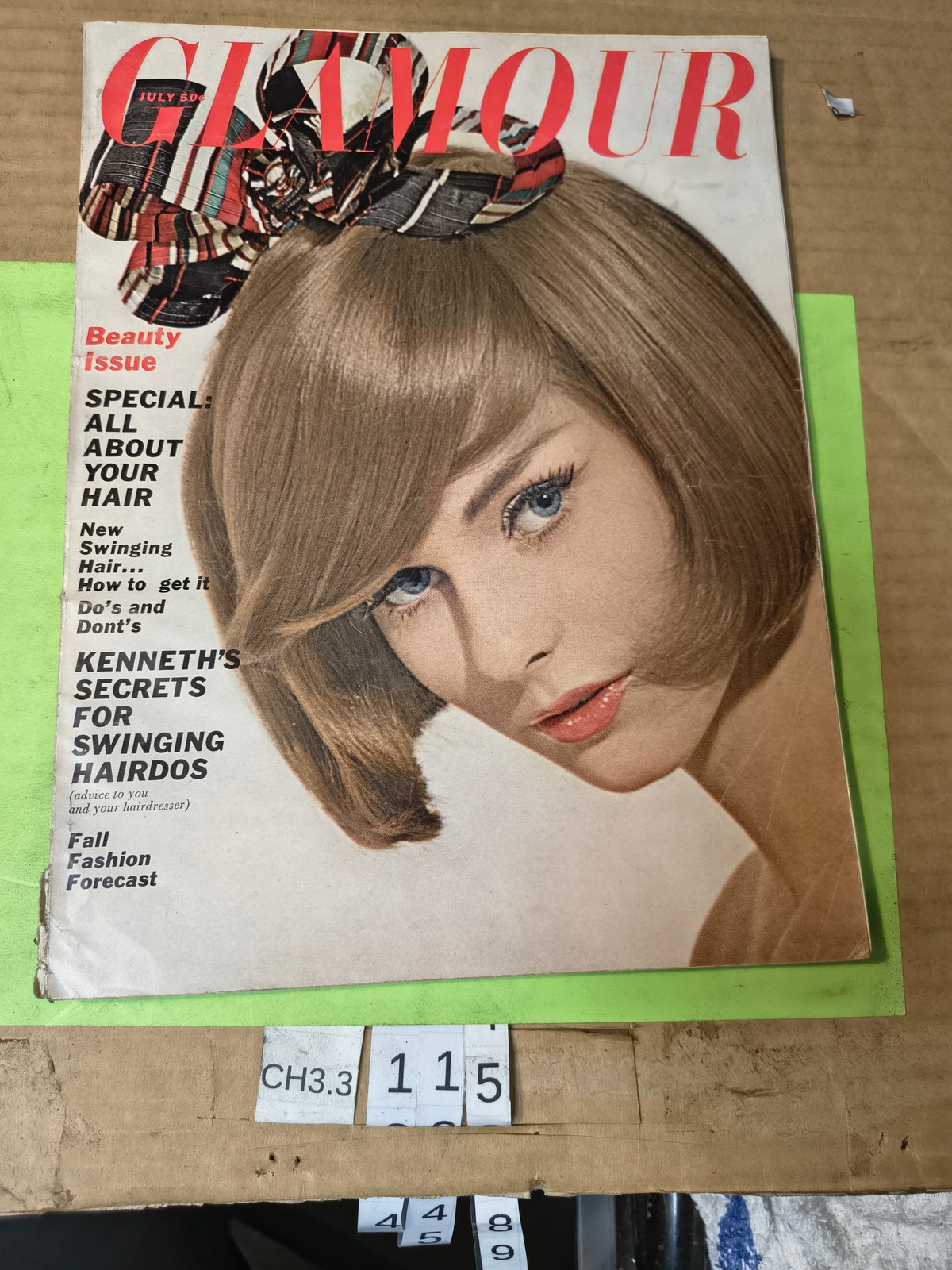 Glamour Magazine July 1964 - Agneta Frieberg Hair Beauty Summer Fashion Glamour Magazine July 1964 - Agneta Frieberg Hair Beauty Summer Fashion