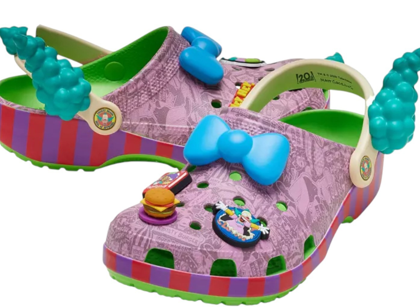 Crocs The Simpsons Krusty Clog 6 M9/W11 exclusive Jibbitz charms Krusty & more Crocs The Simpsons Krusty Clog 6 M9/W11 exclusive Jibbitz charms Krusty & more