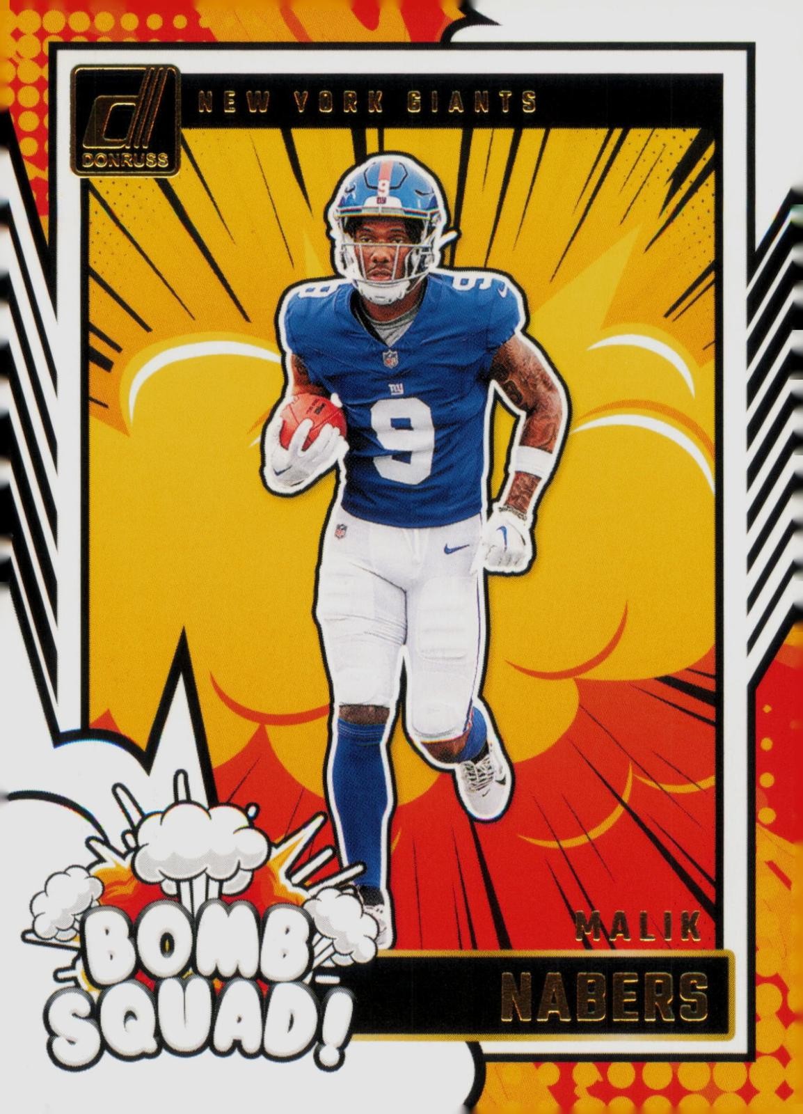 2024 Donruss #25 Malik Nabers Bomb Squad