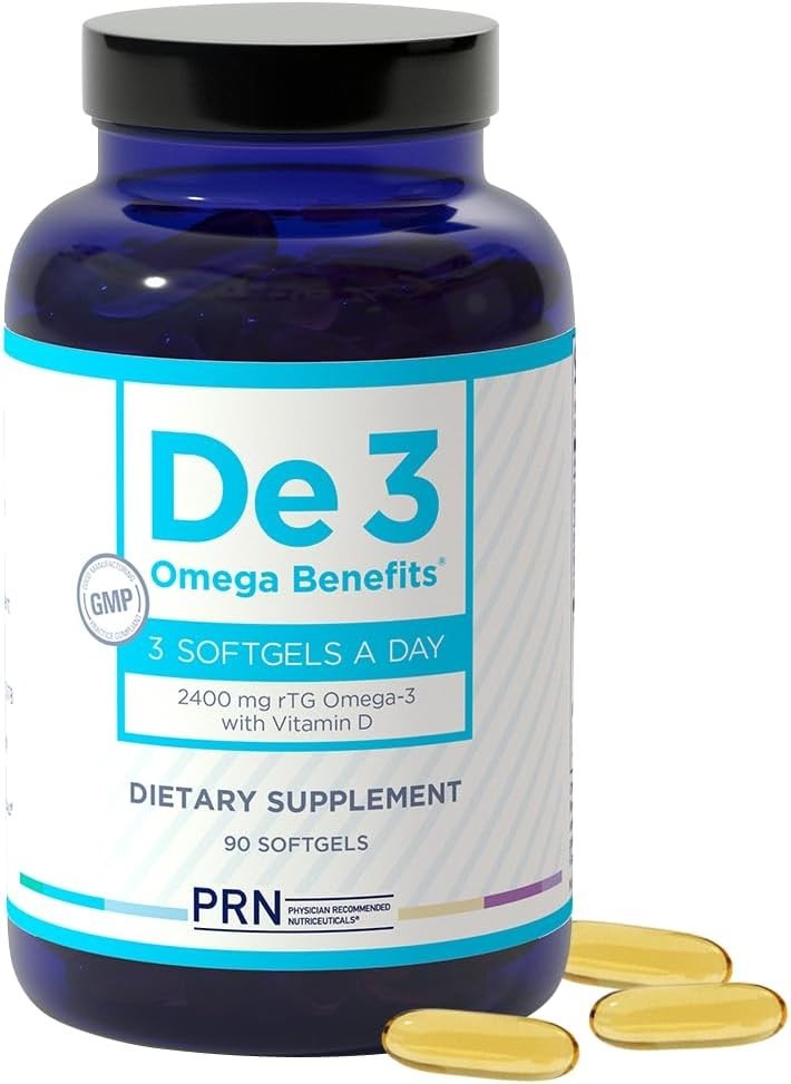 De3 Occasional Eye Dryness rTG Omega 3 Supplement, 90 Count, 30-Day Supply | Fis