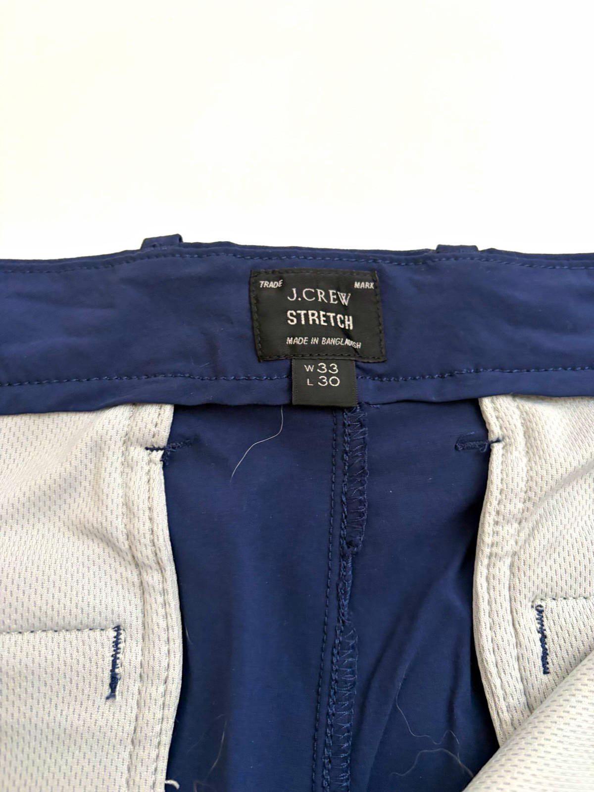 J.Crew Men’s Stretch Chino Pants Navy Blue 33x30 Casual Flat Front J.Crew Men’s Stretch Chino Pants Navy Blue 33x30 Casual Flat Front