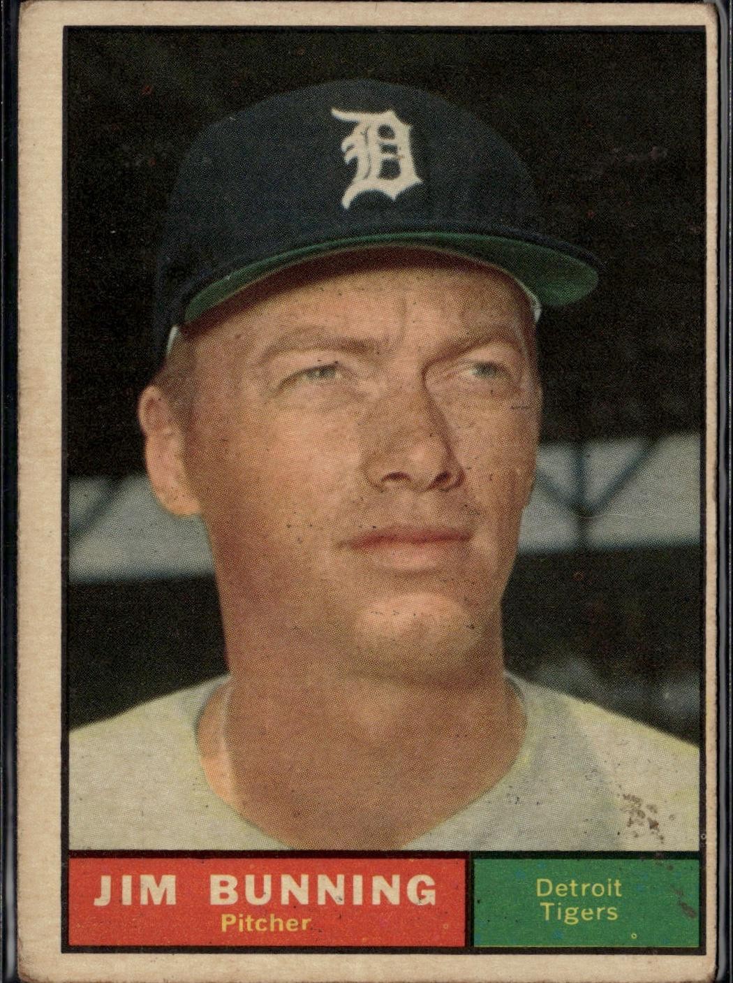 1961 Topps #490 Jim Bunning