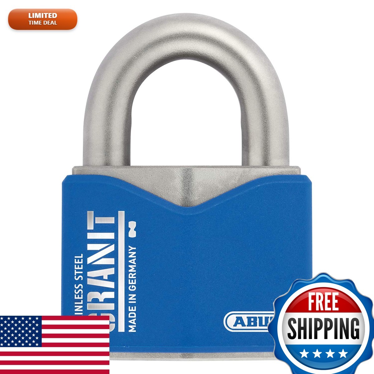 ABUS 79187 Granit Padlock 37ST/55#SZP Profile B/DFNLI