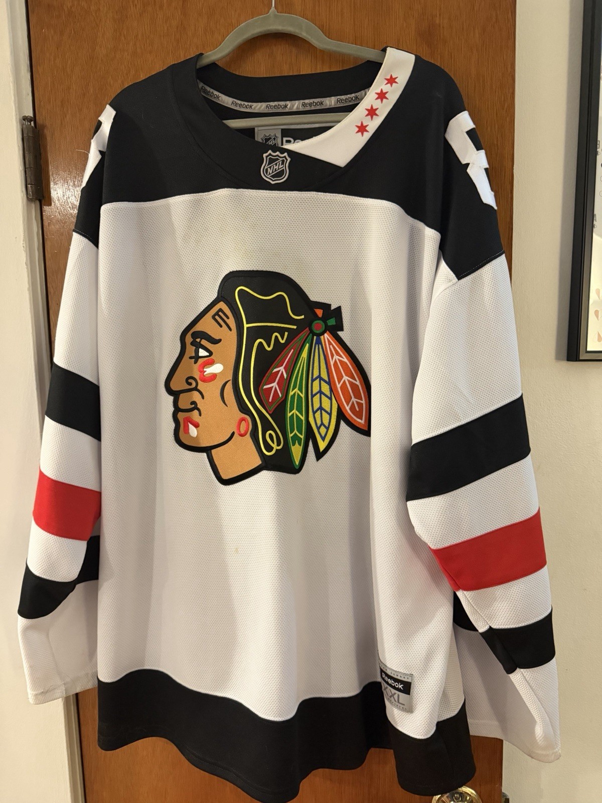 Chicago Blackhawks 2016 Stadium Series Hockey Jersey Reebok White NHL XXL TTG