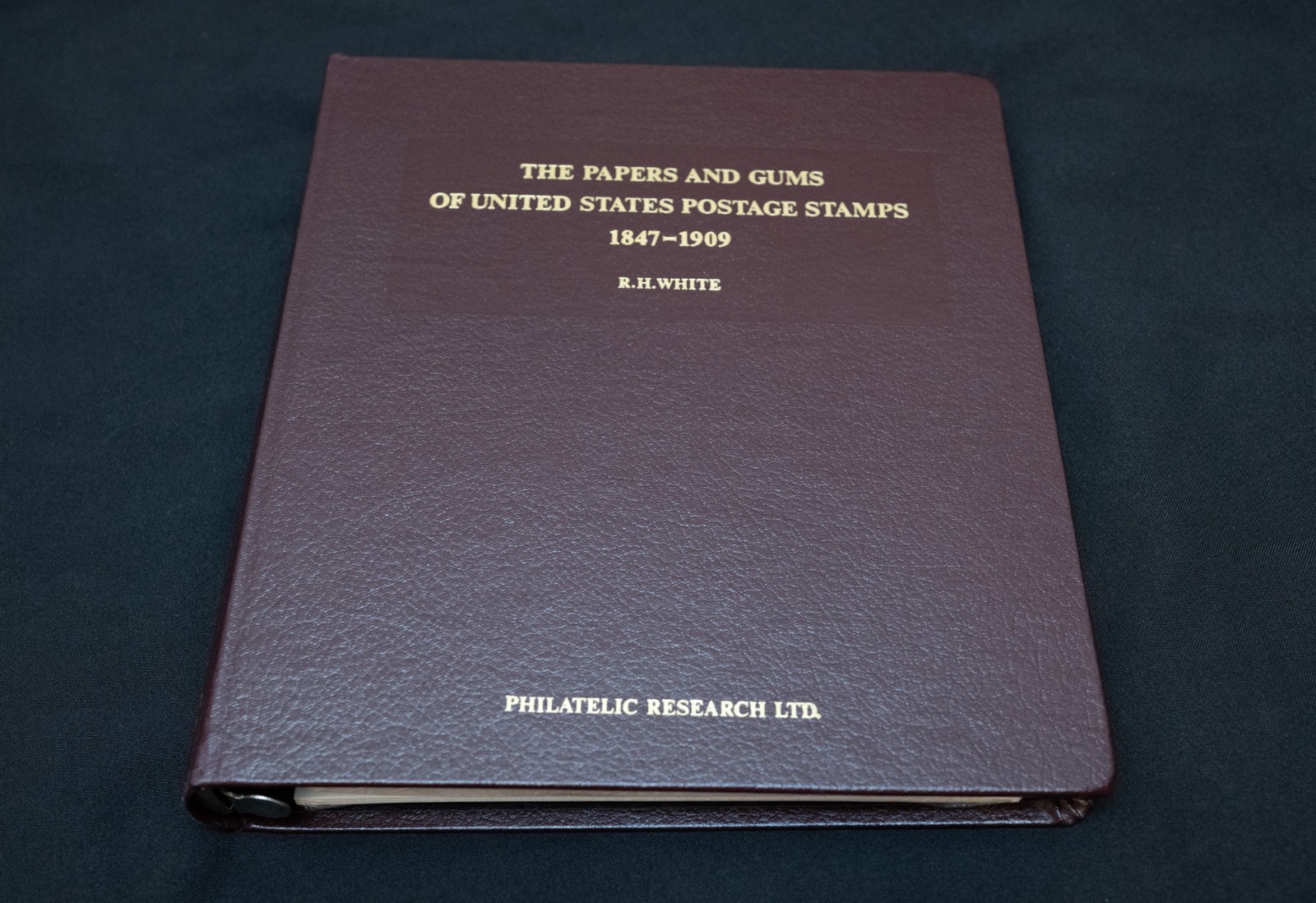 “The Papers and Gums of United States Postage Stamps, 1847-1909” by R.H. White “The Papers and Gums of United States Postage Stamps, 1847-1909” by R.H. White
