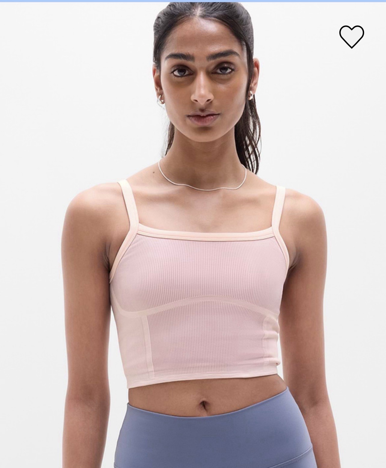 Athleta Recharge Seamless Ribbed Cropped Thin Strap Tank NWT Small Athleta Recharge Seamless Ribbed Cropped Thin Strap Tank NWT Small