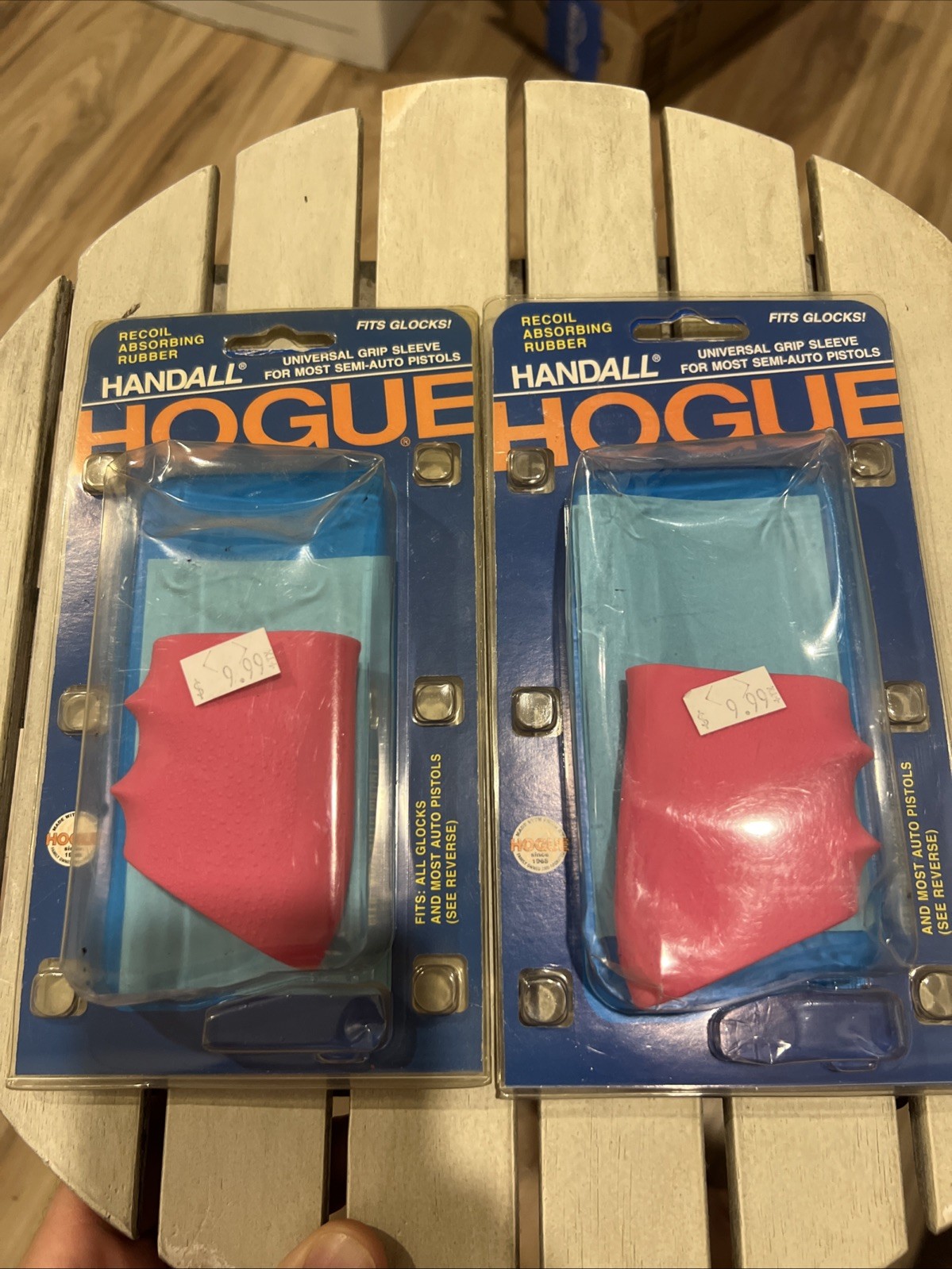 2 New Hogue HandALL Full Size Universal Grip Sleeve Glock P220 Baretta