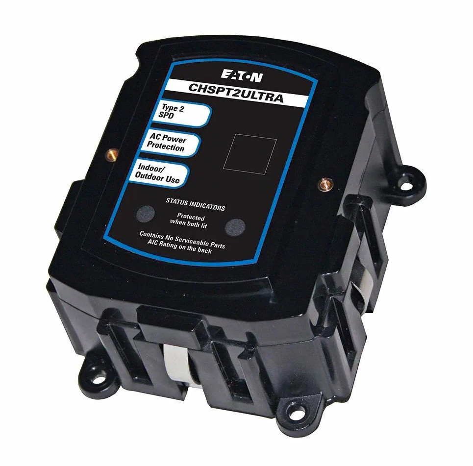 Eaton CHSPT2ULTRA Type 2 SPD Surge Protector 120/240V Indoor/Outdoor Wall Eaton CHSPT2ULTRA Type 2 SPD Surge Protector 120/240V Indoor/Outdoor Wall