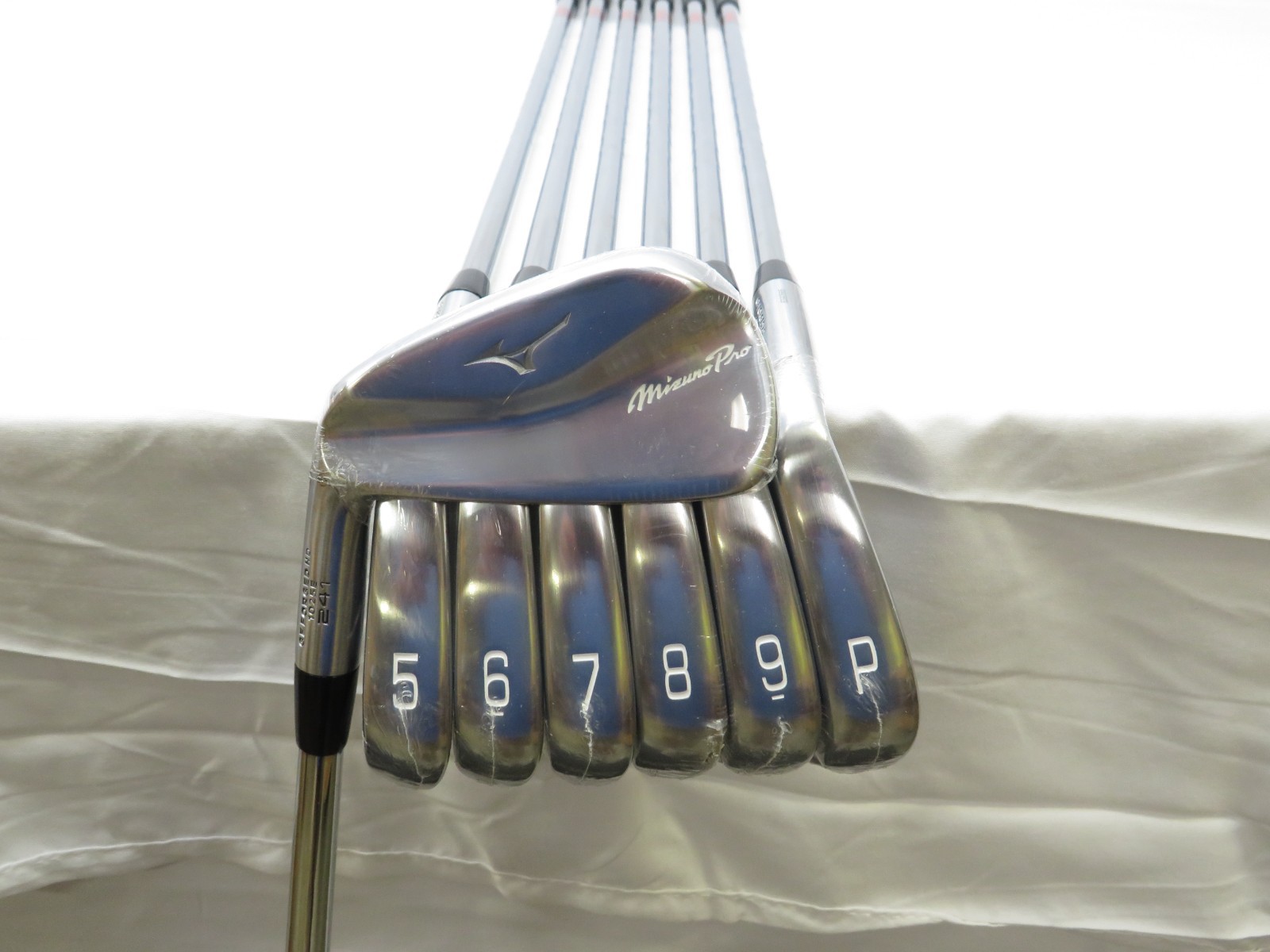 New LH Mizuno Pro 241 Iron Set 4-PW KBS Tour 120 Stiff Flex Steel Shafts