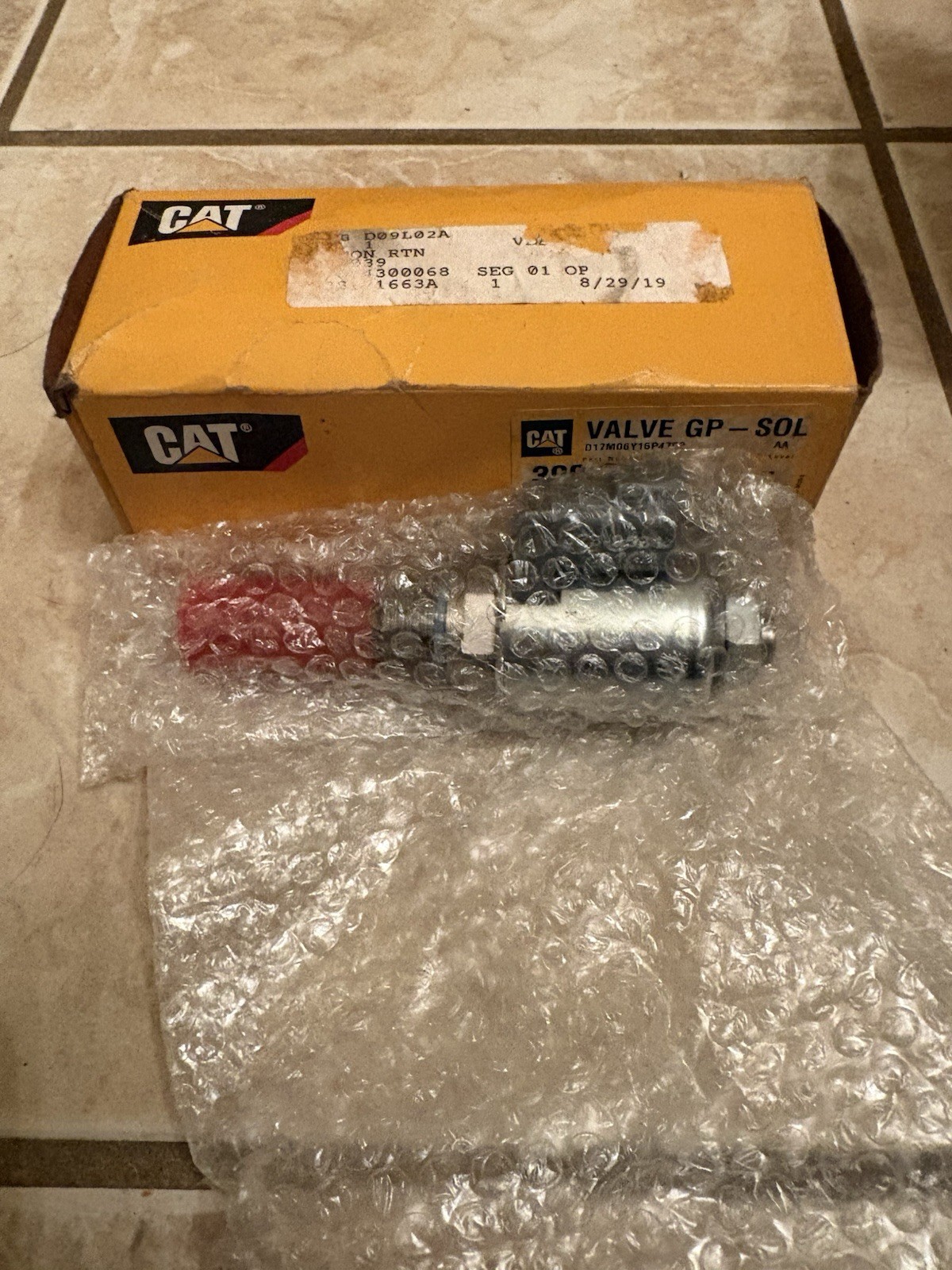 Caterpillar 195-3739 Valve Assembly Modulating Genuine Cat OEM Part Caterpillar 195-3739 Valve Assembly Modulating Genuine Cat OEM Part