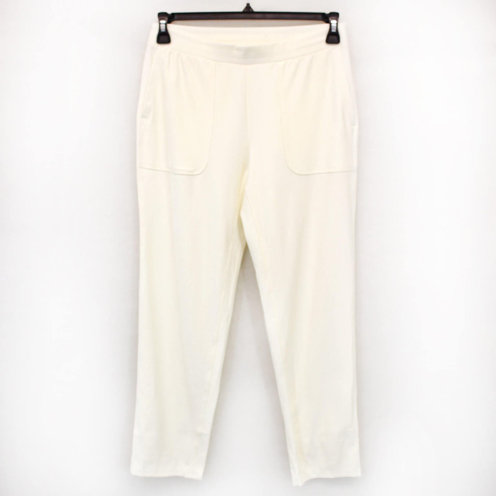J. Jill Ivory Slim Pocket Stretch Waist Pants Casual Style Large Tall