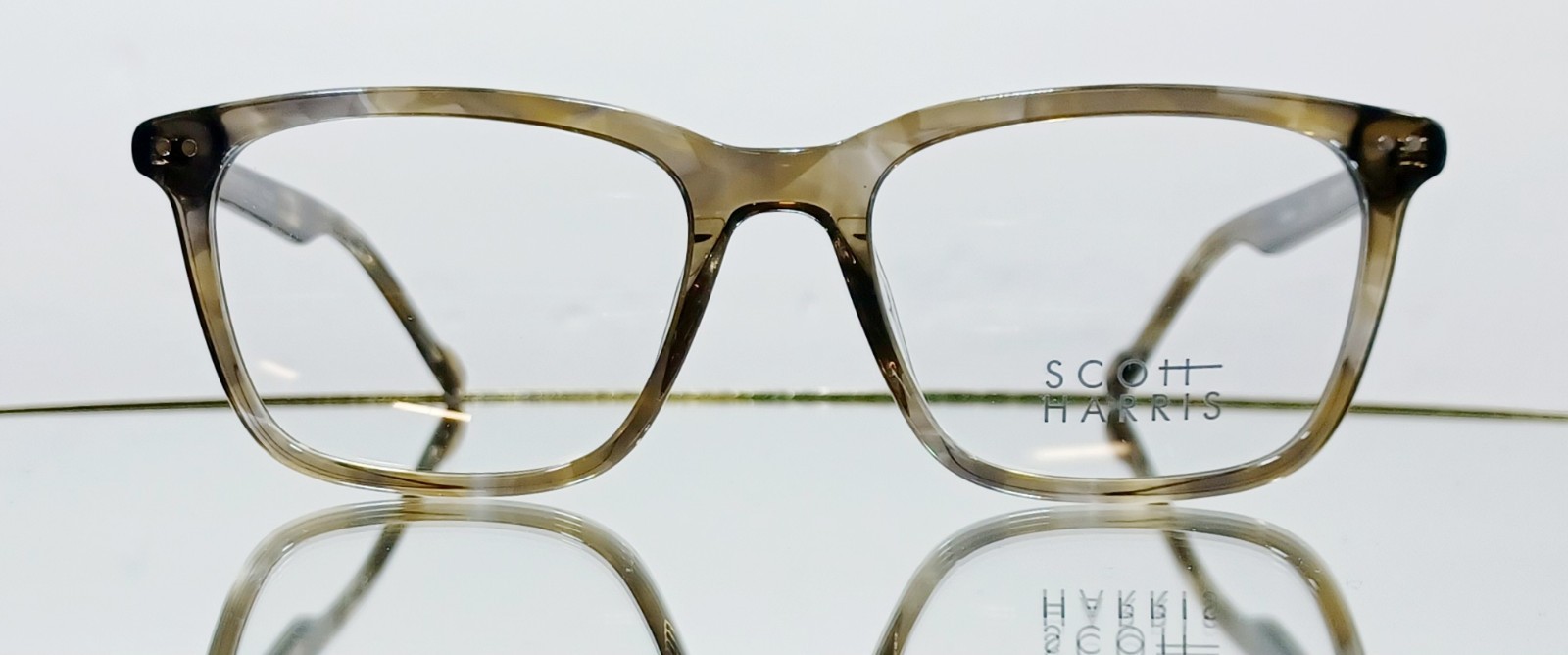 Originale SCOTT HARRIS Eyeglasses SH-864 C3 KHAKI DEMI New Plastic 54-18-145