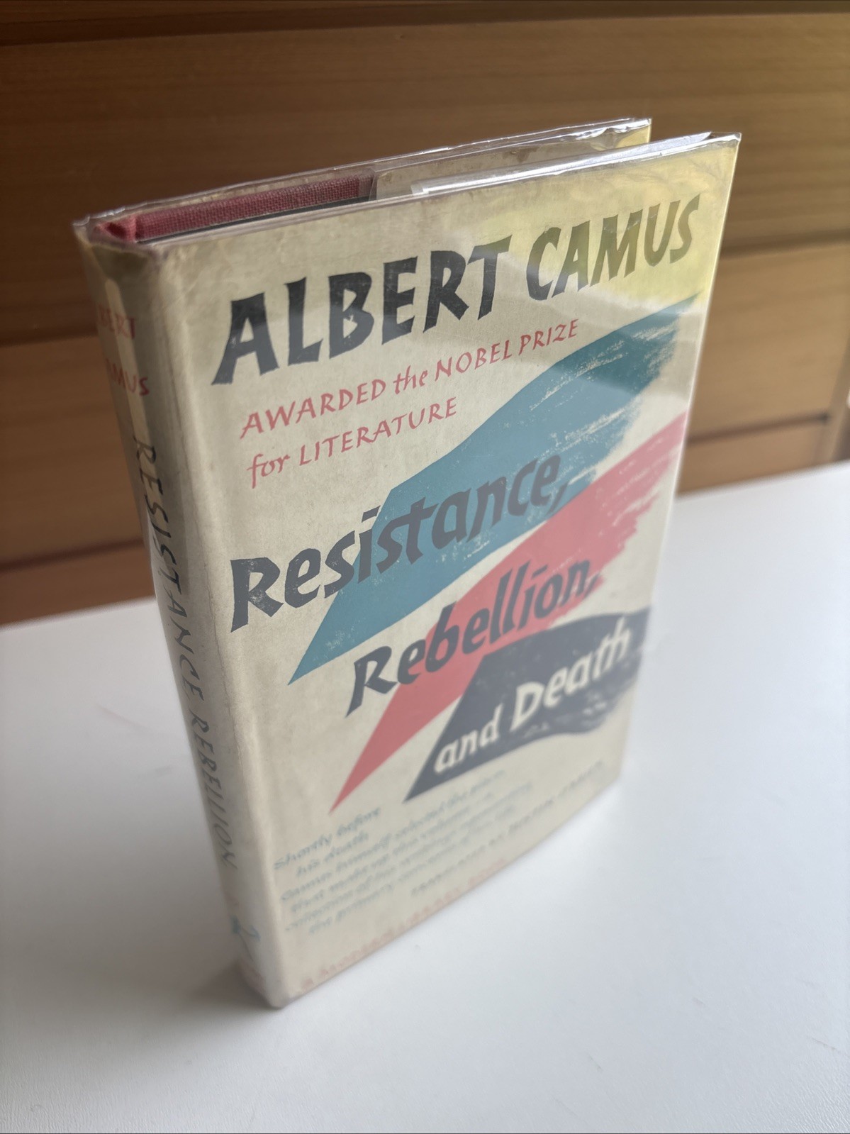 Albert Camus RESISTANCE REBELLION AND DEATH 1960 The Modern Library #339 HC/DJ Albert Camus RESISTANCE REBELLION AND DEATH 1960 The Modern Library #339 HC/DJ