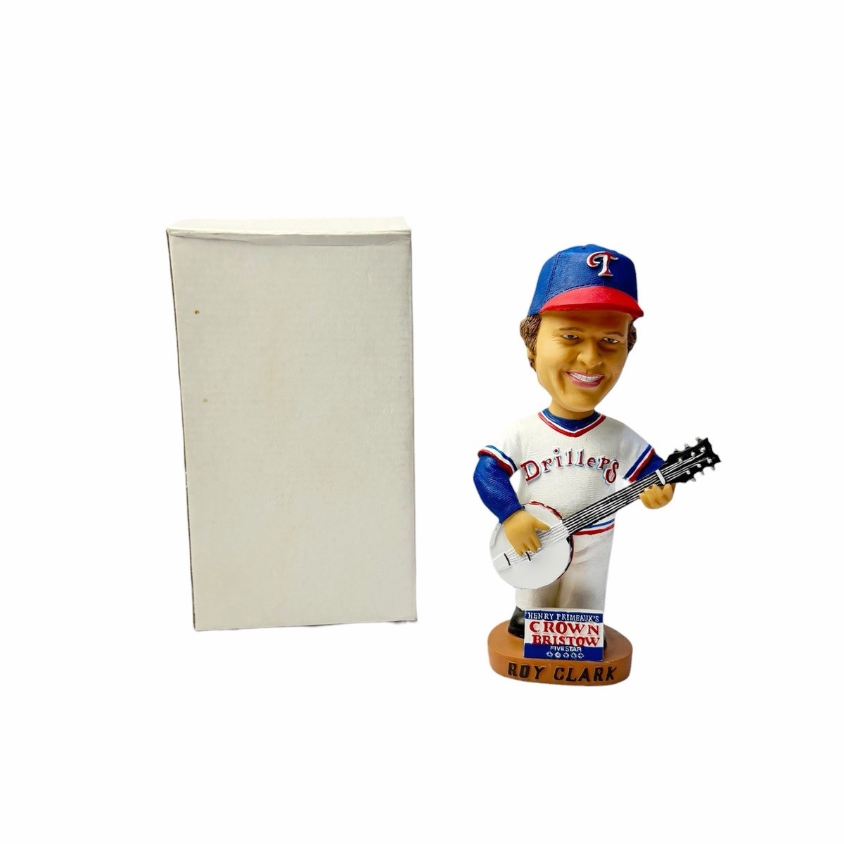 Vintage 2004 Roy Clark #77 Tulsa Drillers Promotional SGA Bobblehead w Box