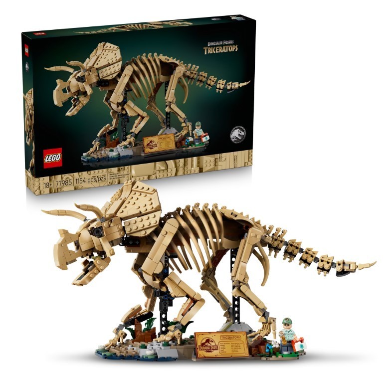 [HOT SALE] LEGO® Jurassic World Dinosaur Fossils: Triceratops 77985 Building Set