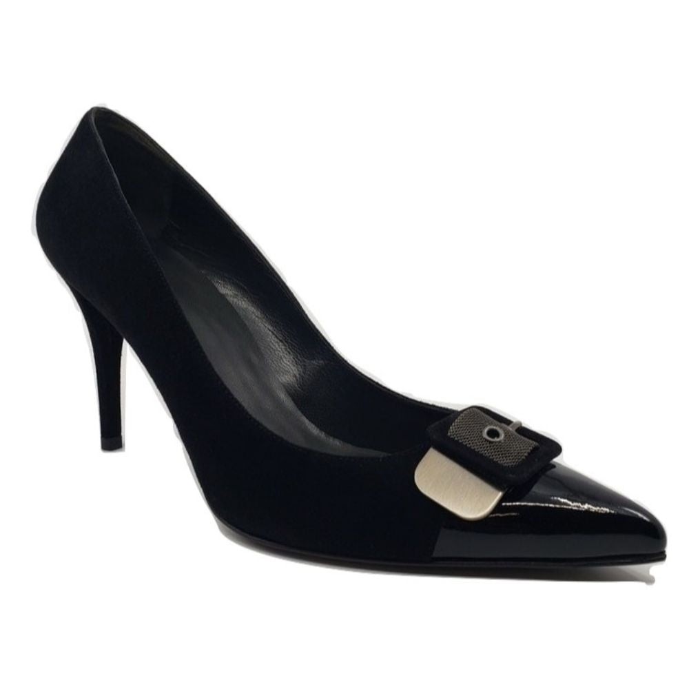 Stuart Weitzman Womens Barrington Black Suede Pumps Stuart Weitzman Womens Barrington Black Suede Pumps