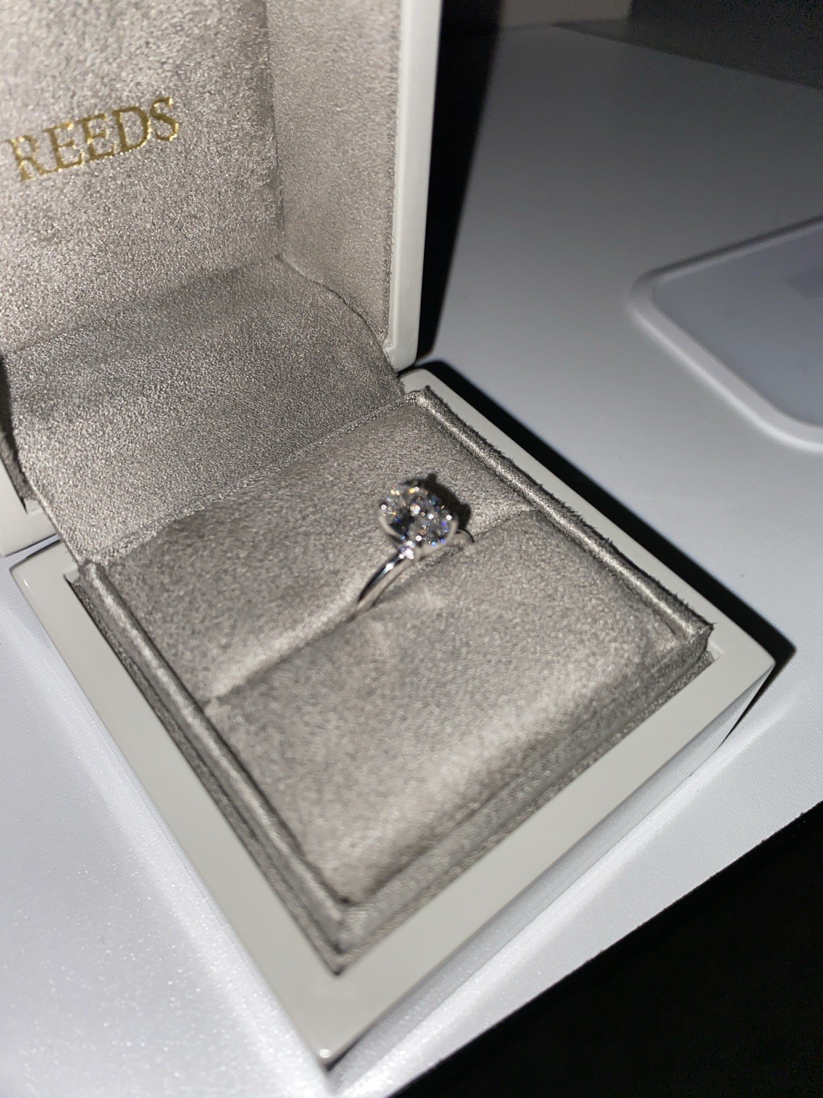 1.5CT Diamond Oval Engagement Ring Solitare Setting Lab Created