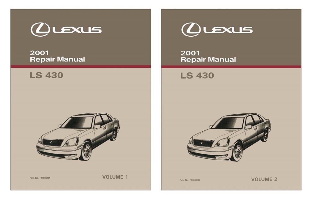 2001 Lexus LS 430 Factory Shop Service Manual 2001 Lexus LS 430 Factory Shop Service Manual