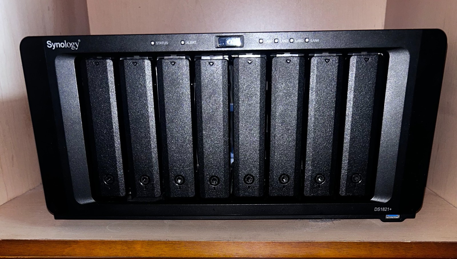 Synology DS1821+ DiskStation 8-Bay NAS Diskless Ryzen ECC Network Storage