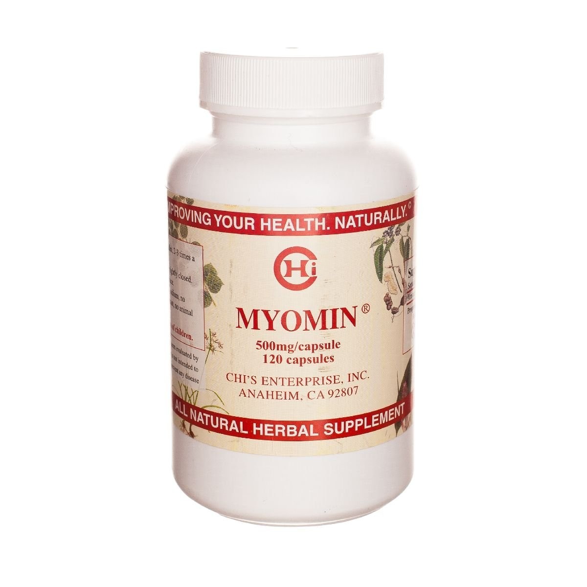 Chi\'s Enterprise Myomin 500mg Promotes Healthy Hormone Levels 120 Capsules Chi\'s Enterprise Myomin 500mg Promotes Healthy Hormone Levels 120 Capsules