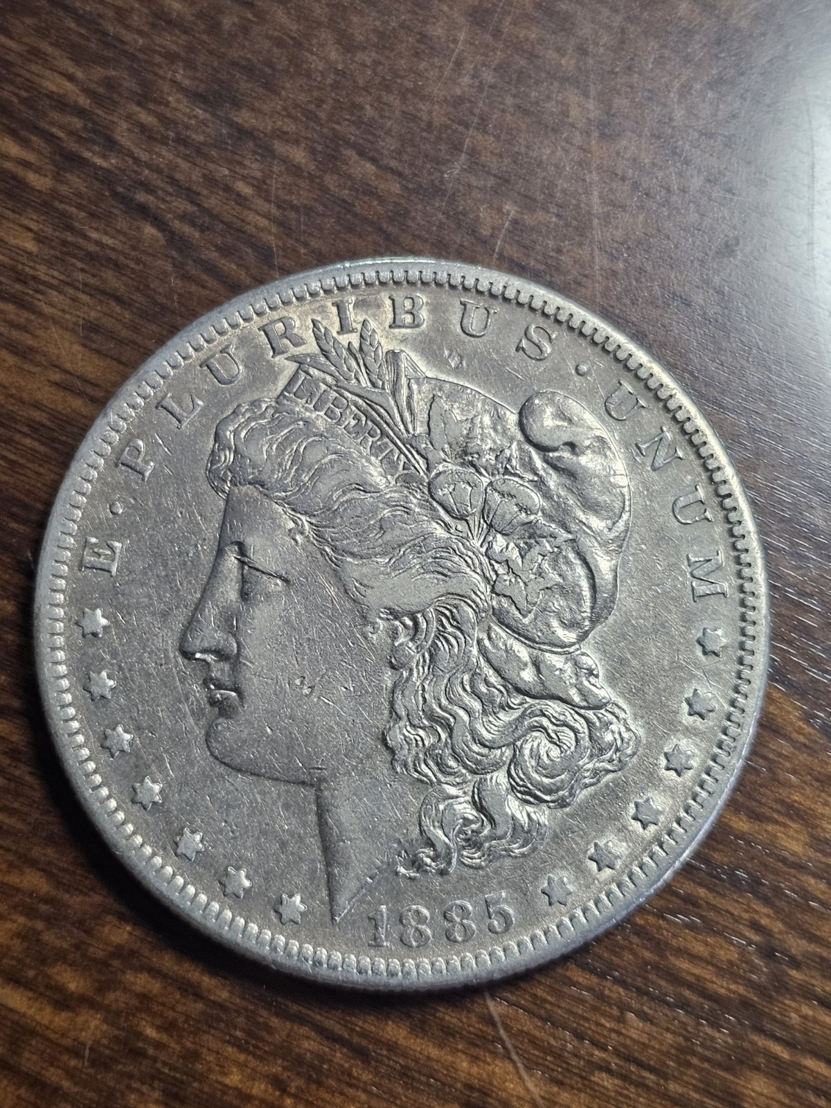 1885-S $1 Morgan Silver Dollar - Better Date XF-AU