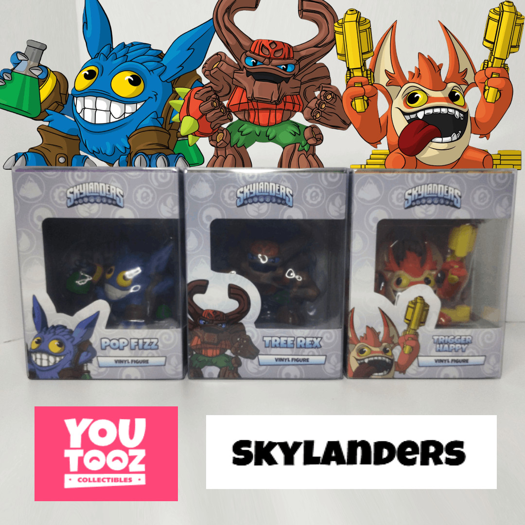 Youtooz Skylanders ENTIRE 0-2 Set *RARE
