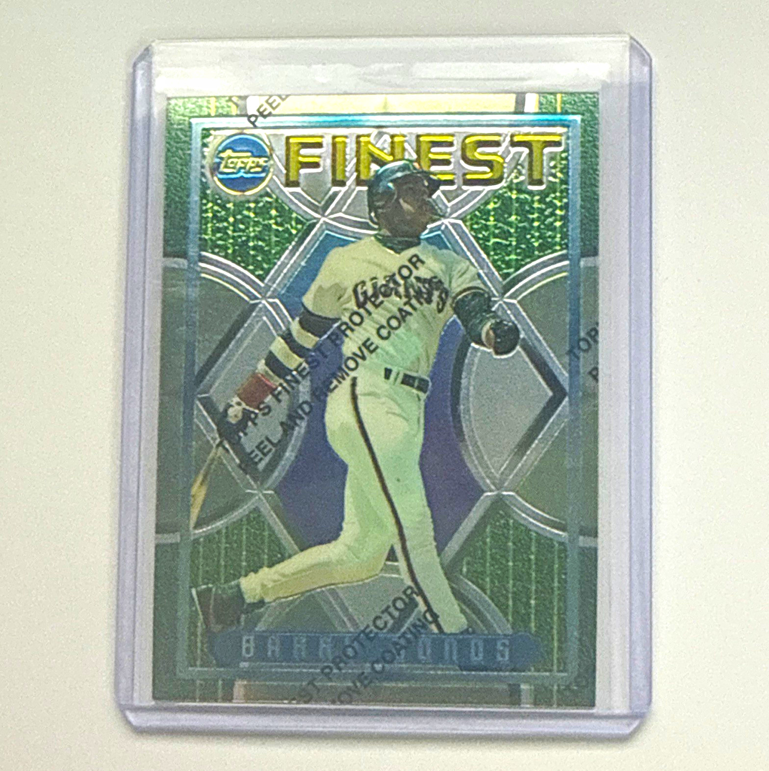 Topps Finest - Finest Moments Barry Bonds #192 San Francisco Giants Topps Finest - Finest Moments Barry Bonds #192 San Francisco Giants