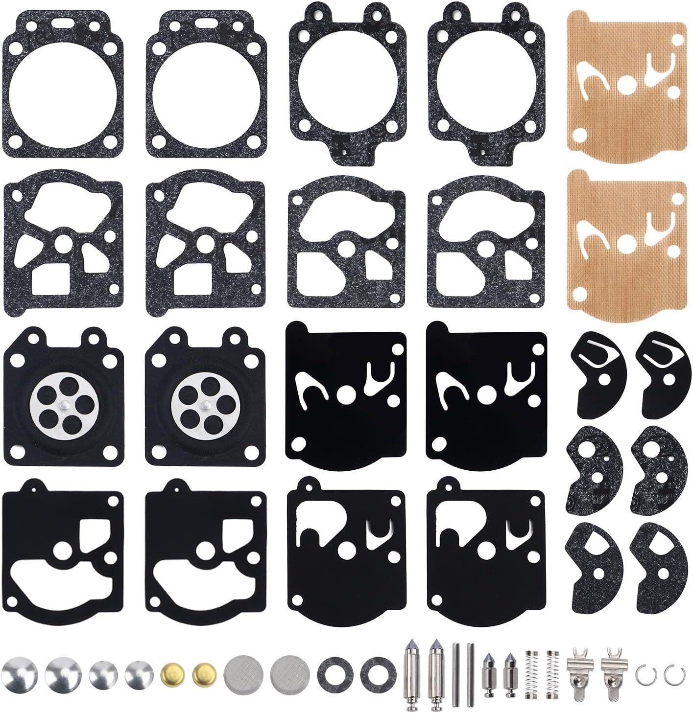 2X Carburetor Rebuild Kit For Walbro WT-231A WT-232 WT-235 WT-242 WT-244 WT-247
