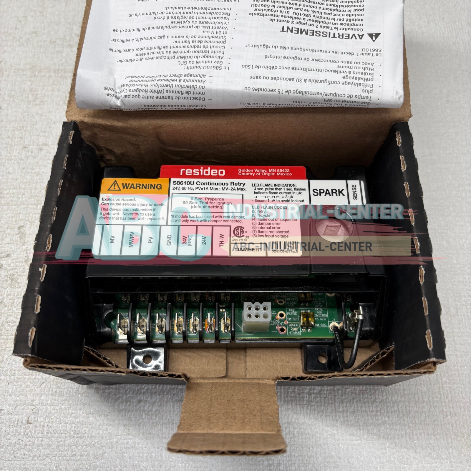 Honeywell/Resideo S8610U3009 S8610U Ignition controller#1pcs new in box