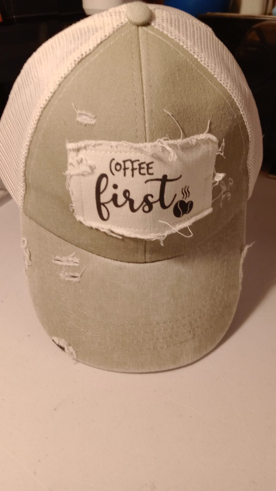 Coffe First Breathable Hat Coffe First Breathable Hat