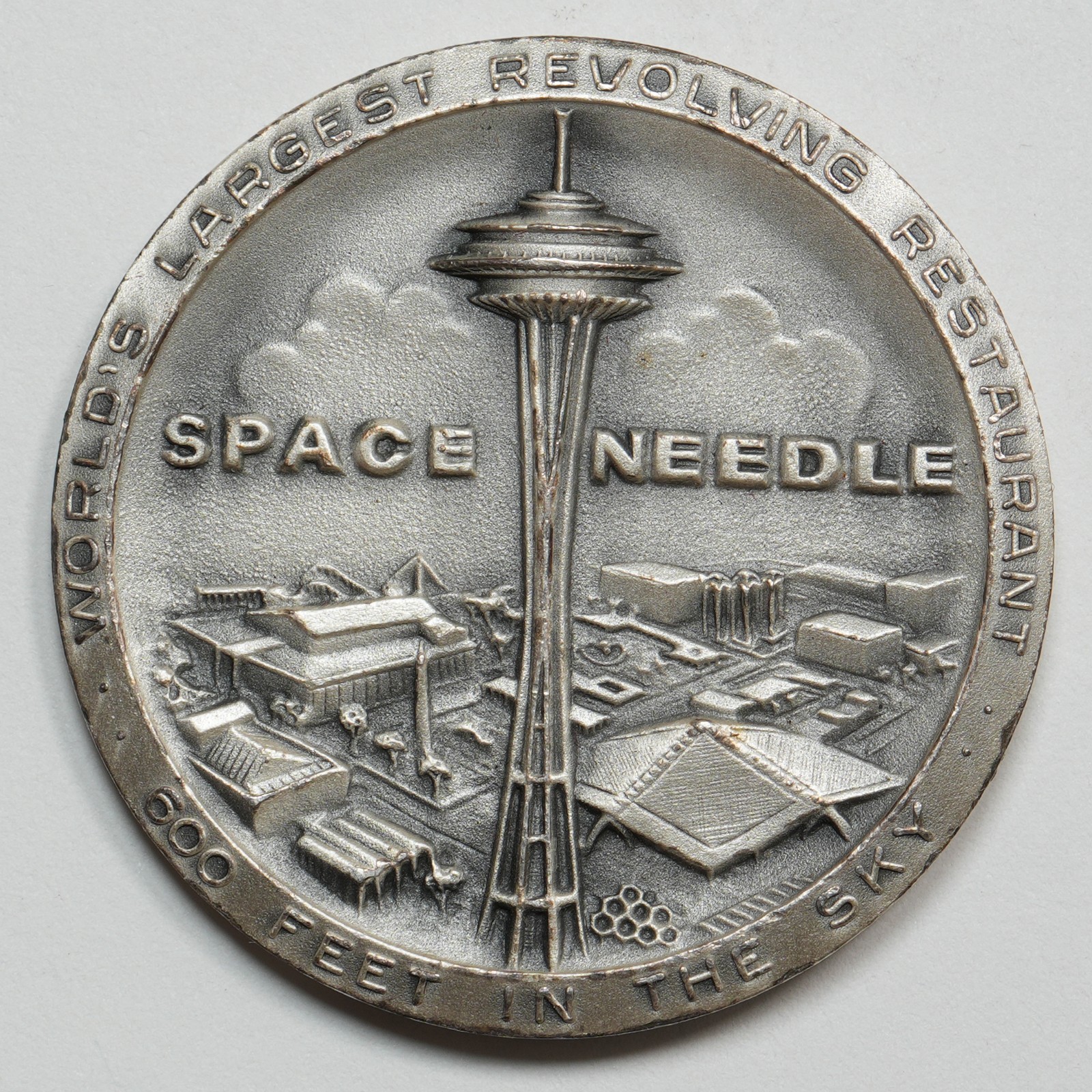 1962 Seattle World's Fair Medal - Space Needle - .999 Silver High-Relief - MACO 1962 Seattle World's Fair Medal - Space Needle - .999 Silver High-Relief - MACO