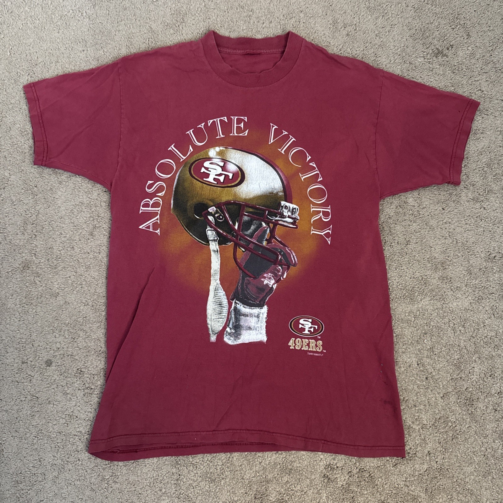 Vintage San Francisco 49ers tee shirt XL 2 sided 1996 USA Vintage San Francisco 49ers tee shirt XL 2 sided 1996 USA