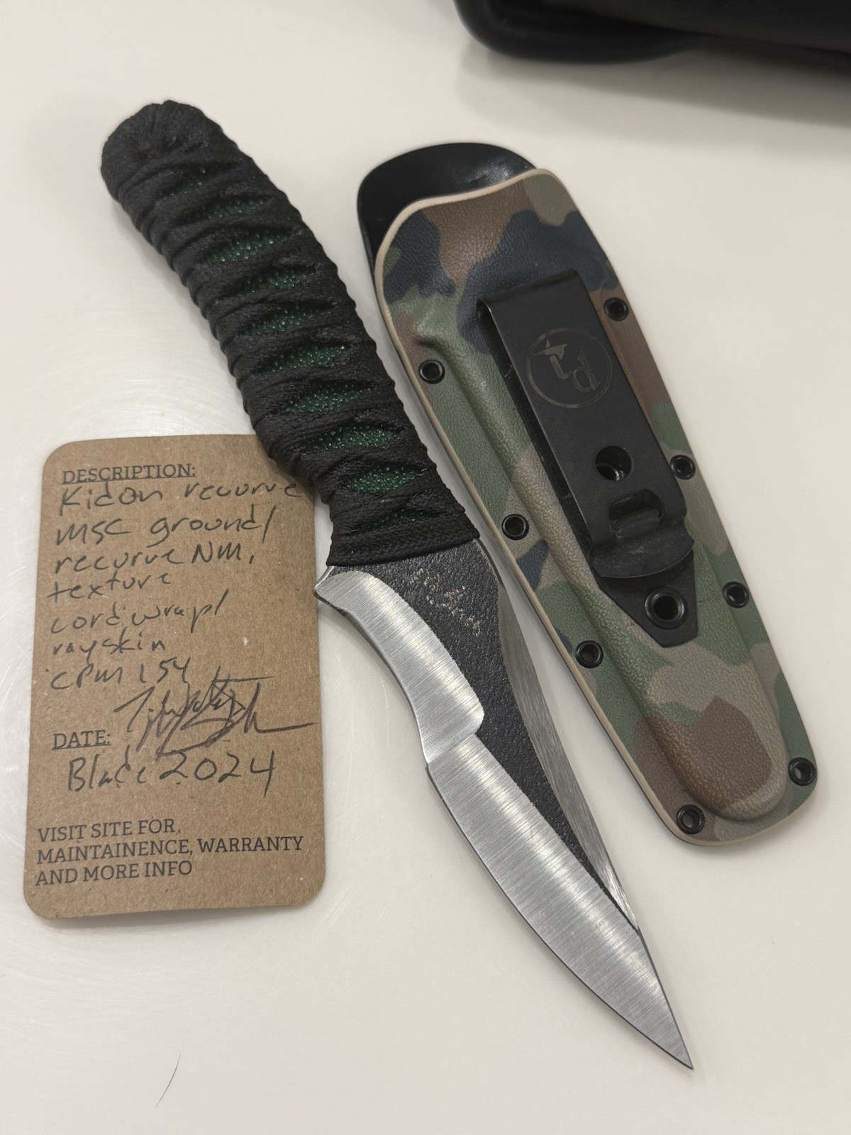Custom Mick Strider -Joe Watson - Collab Kidon - Mick Strider - Strider Knives Custom Mick Strider -Joe Watson - Collab Kidon - Mick Strider - Strider Knives
