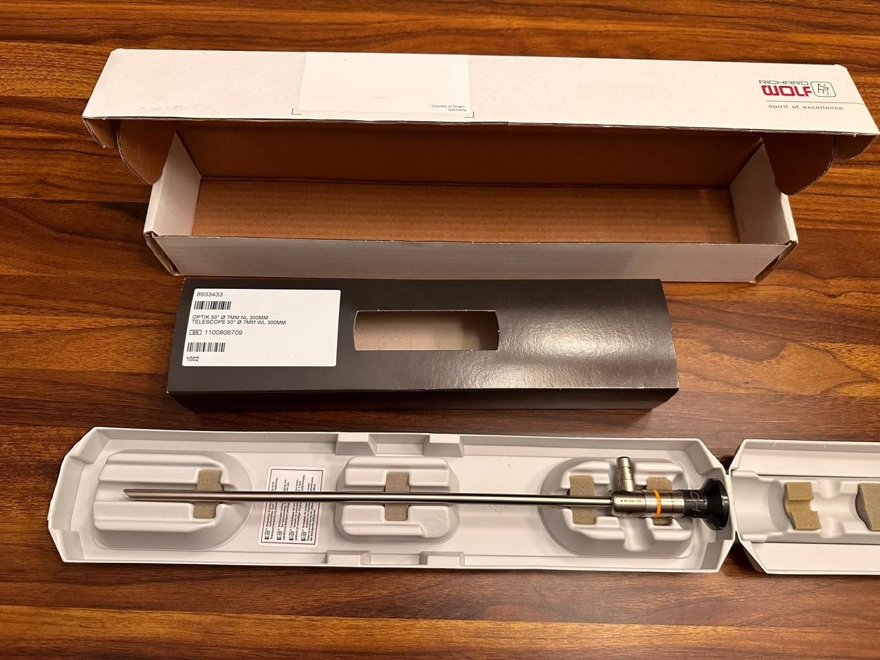 Richard Wolf 8333.433 Panaview 30° 7mm x 302mm Laparoscope w/ Box Tested