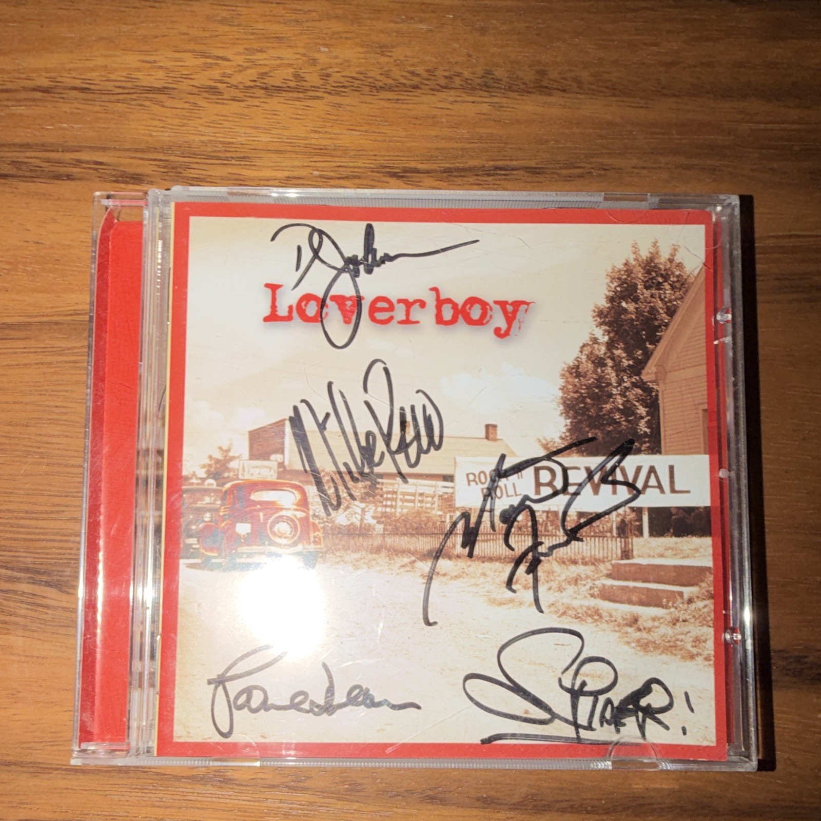 Loverboy Rock \'n\' Roll Revival Signed Autographed CD & Booklet Original Loverboy Rock \'n\' Roll Revival Signed Autographed CD & Booklet Original