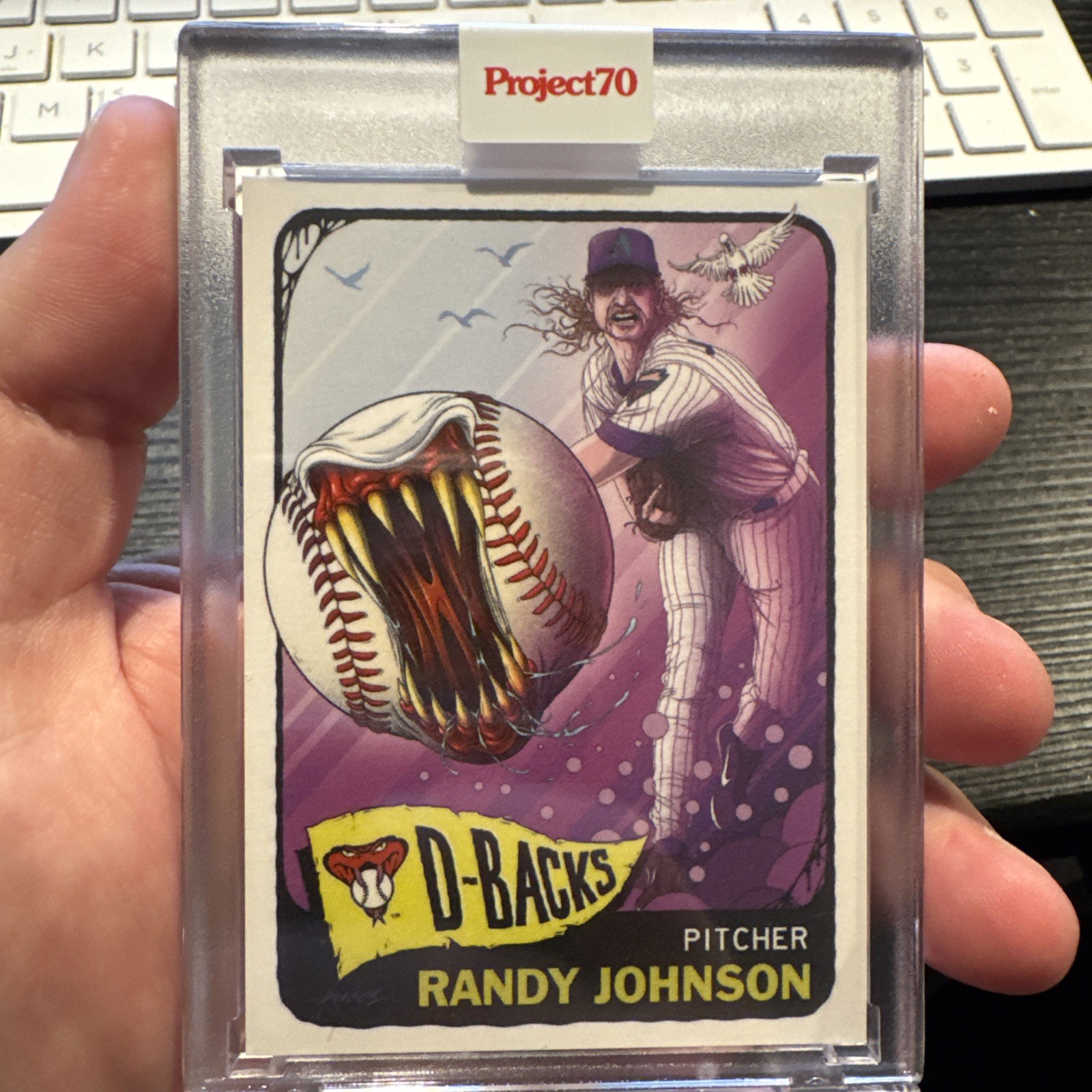 Topps 2021 Project 70 Randy Johnson #214 Arizona Diamondbacks 1965 Topps Topps 2021 Project 70 Randy Johnson #214 Arizona Diamondbacks 1965 Topps