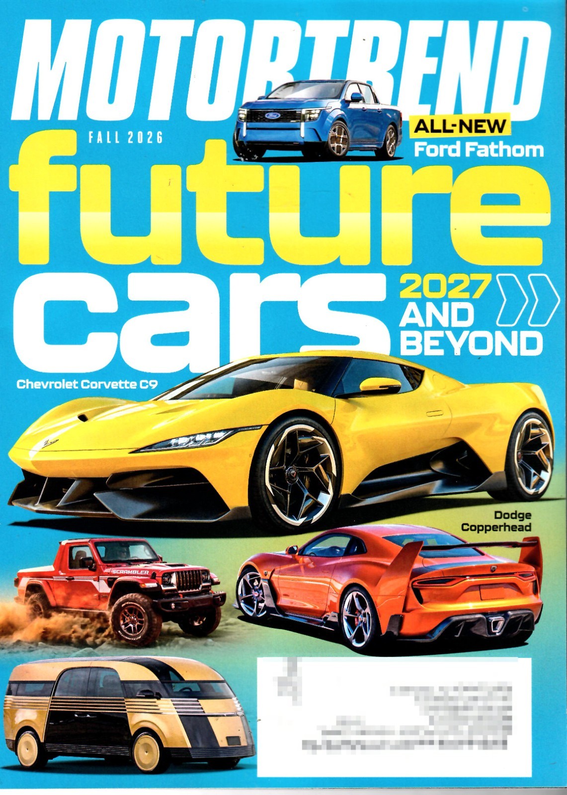 Motor Trend Magazines 2026 Issues - Pick and Choose - 