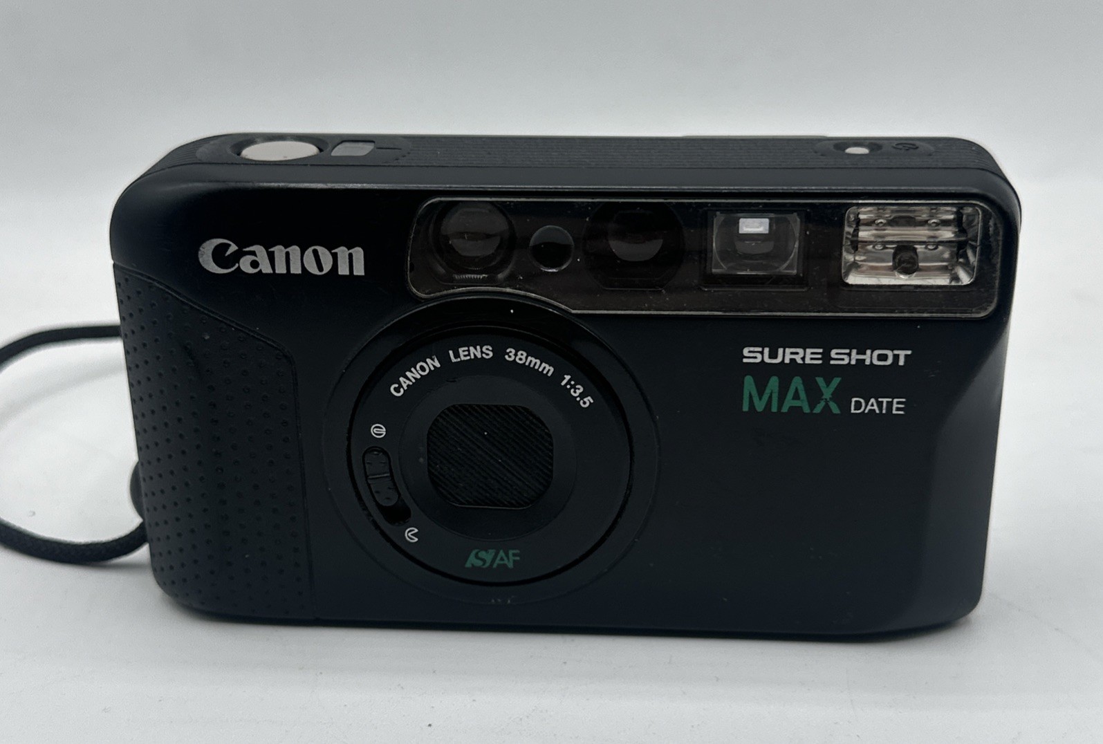 Canon Sure Shot Max Date 35mm Film Camera 38mm f/3.5 Lens Point Shoot Working