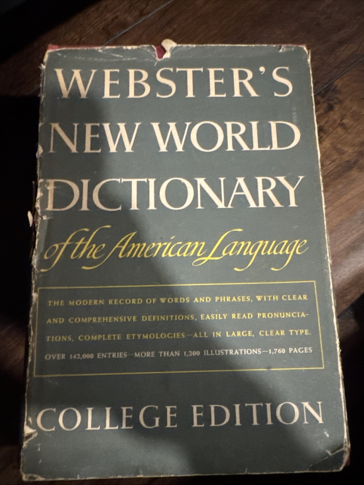 Vintage 1966 Webster\'s New World Dictionary College Edition Red Hardcover Book Vintage 1966 Webster\'s New World Dictionary College Edition Red Hardcover Book