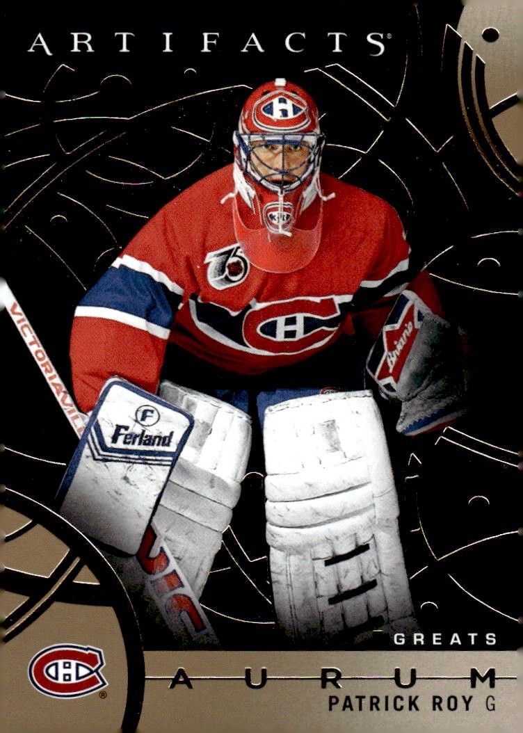 Patrick Roy 2026-27 UD Artifacts Unscratched Aurum Bounty Greats Card #79