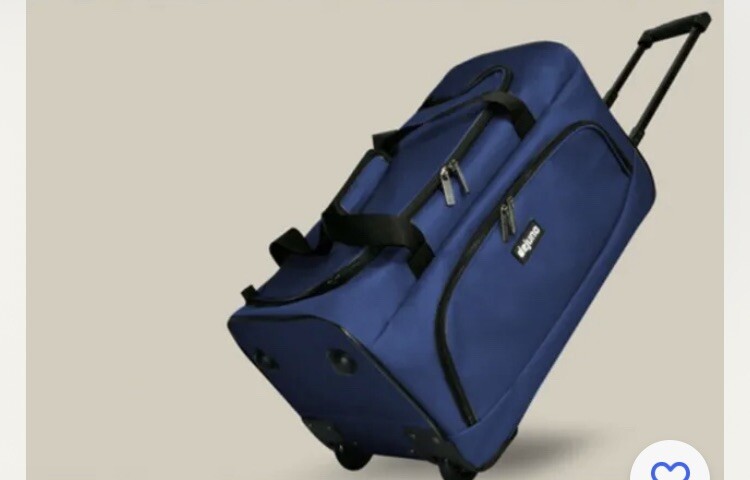 20 Inch Rolling Duffle, Wheeled Suitcase, Luggage, Carryon Black 20 Inch Rolling Duffle, Wheeled Suitcase, Luggage, Carryon Black