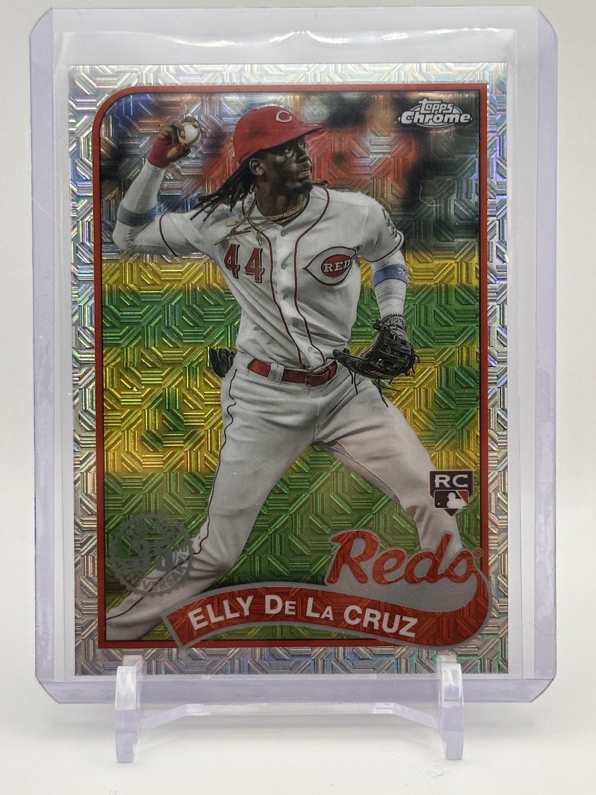 2024 Topps Series 1 - 1989 Topps Chrome Silver Pack Elly De La Cruz #T89C-83...