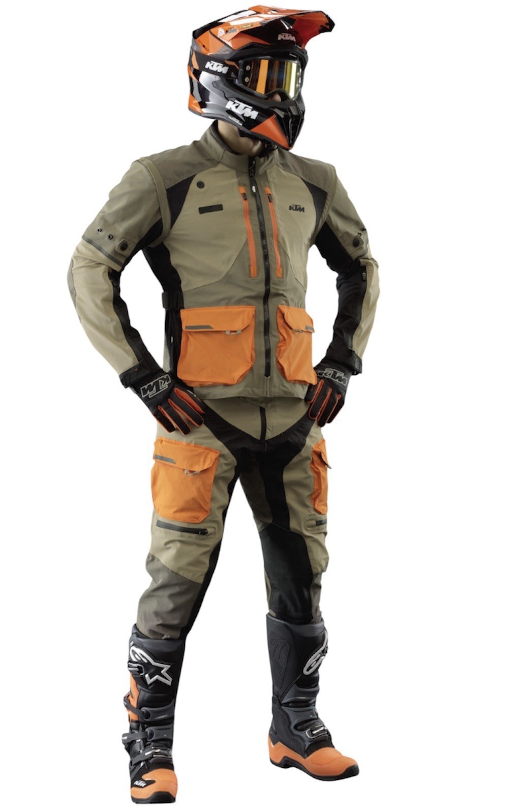 KTM PowerWear Defender Motorcycle Adventure Suit, Jacket & Pants, All Sizes