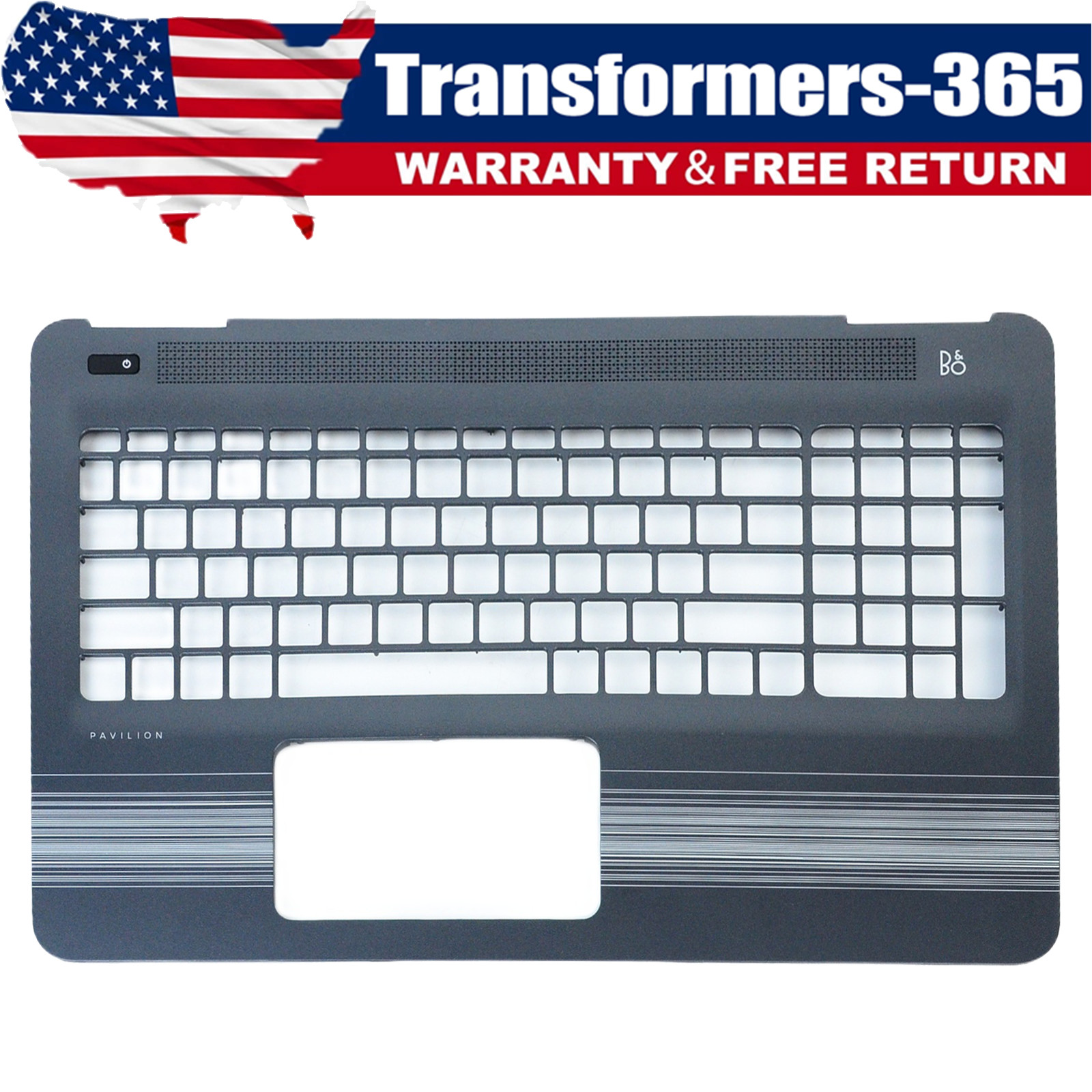 New Black Palmrest for HP Pavilion 15-au010wm 15-au018wm 15-au020wm 15-au057cl
