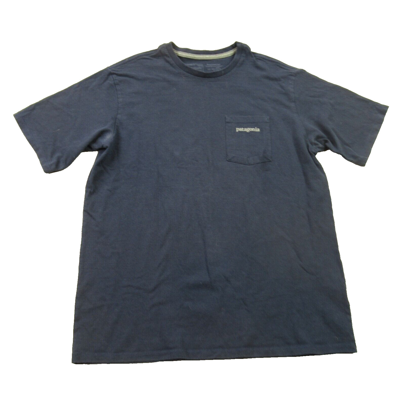Patagonia Shirt Mens Medium Short Sleeve Crew Neck Outdoors Regular Fit Blue Patagonia Shirt Mens Medium Short Sleeve Crew Neck Outdoors Regular Fit Blue