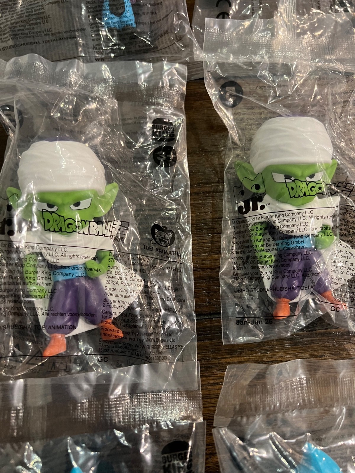 Dragon Ball Z Super Burger King Toy Figures Sealed Goku Vegeta Beerus Piccolo Dragon Ball Z Super Burger King Toy Figures Sealed Goku Vegeta Beerus Piccolo