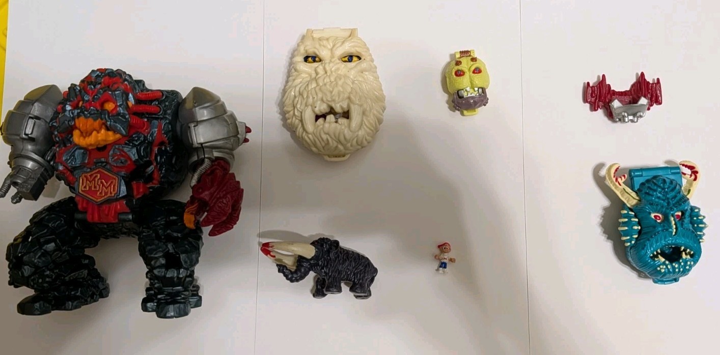 Mighty Max Lot Vintage Magus Playset, Figure, Mammoth, Shells And More Mighty Max Lot Vintage Magus Playset, Figure, Mammoth, Shells And More