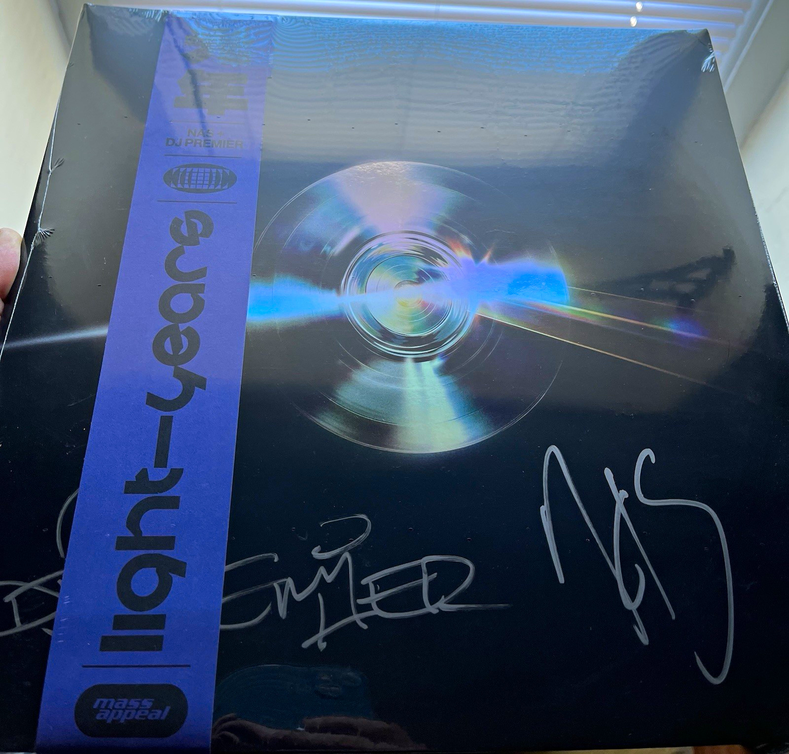 Nas & DJ Premier Light-Years Refraction Variant Signed Vinyl 2025 Mass Appeal