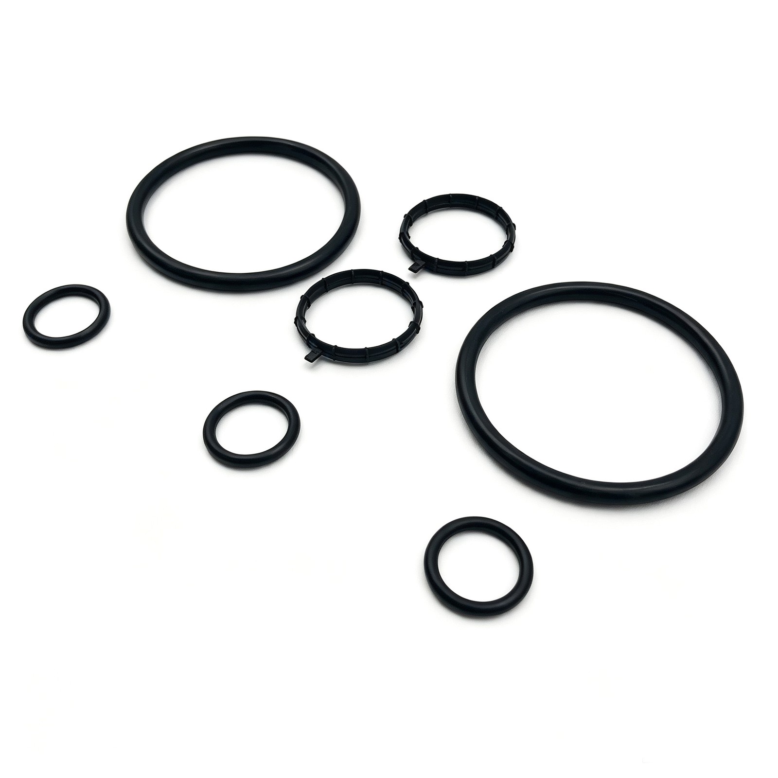 NEW 7Pcs Thermostat Housing Gasket Seal O-Ring FOR Porsche Cayenne 4.8T 11-17